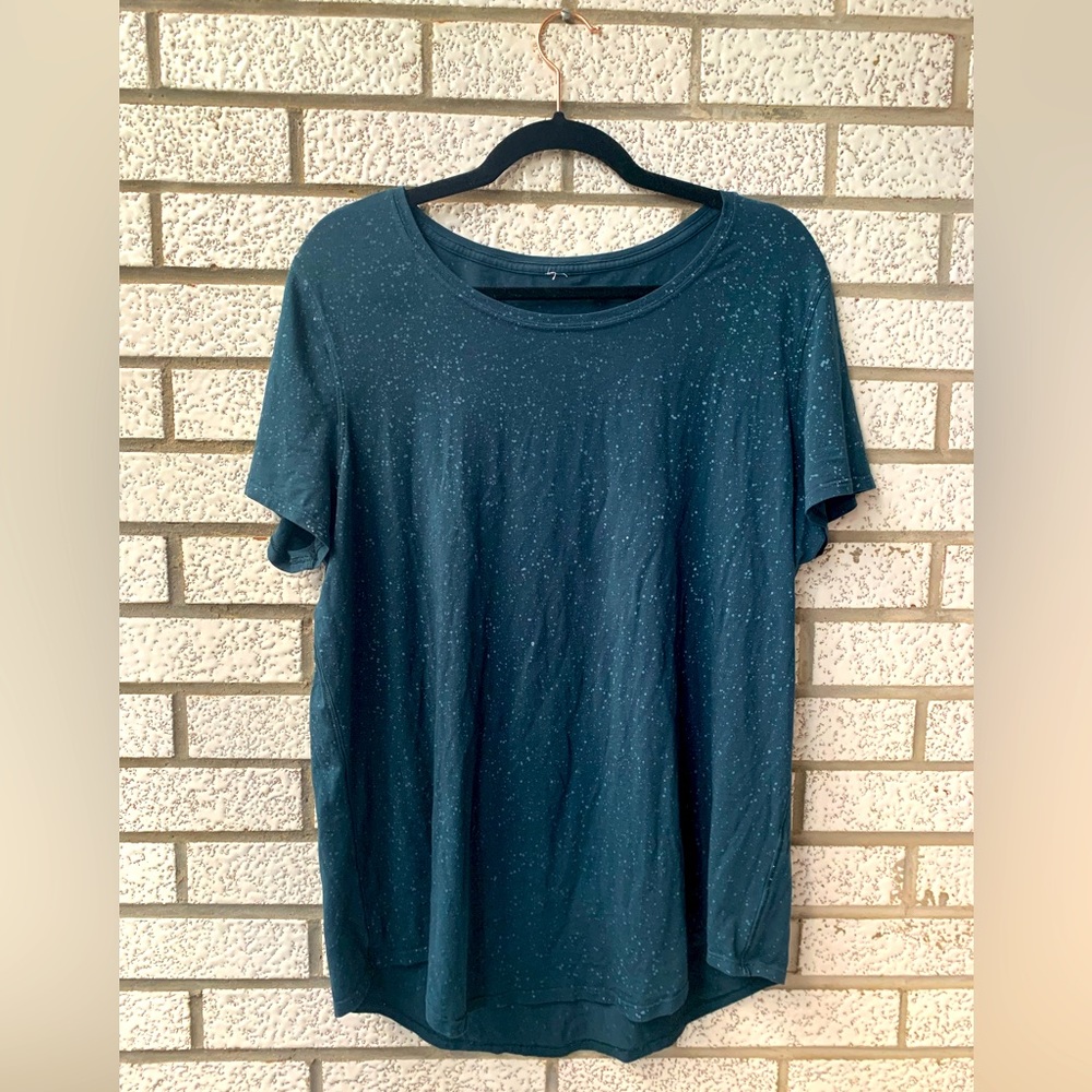 Lululemon Blue Speckled T-Shirt
